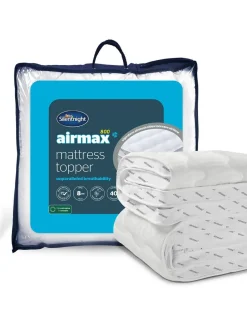 Silentnight White Airmax 800 8cm Mattress Topper Discount