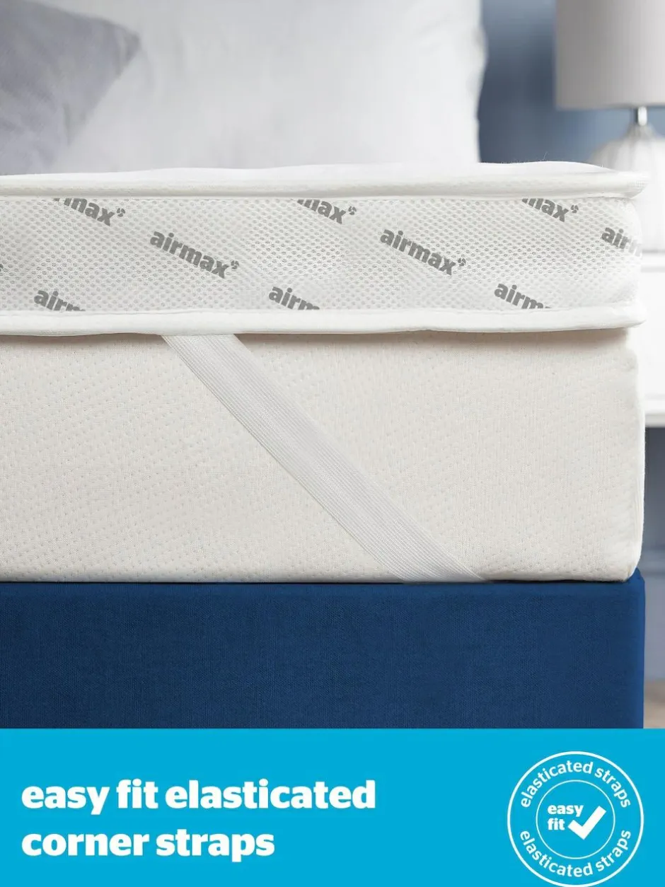 Silentnight White Airmax 800 8cm Mattress Topper Discount