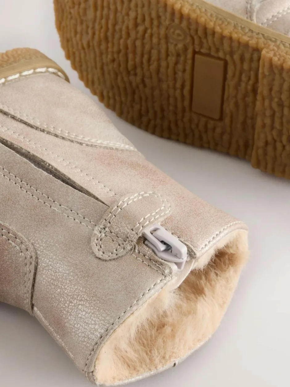 Next Ankle Western Boots Silver Sale