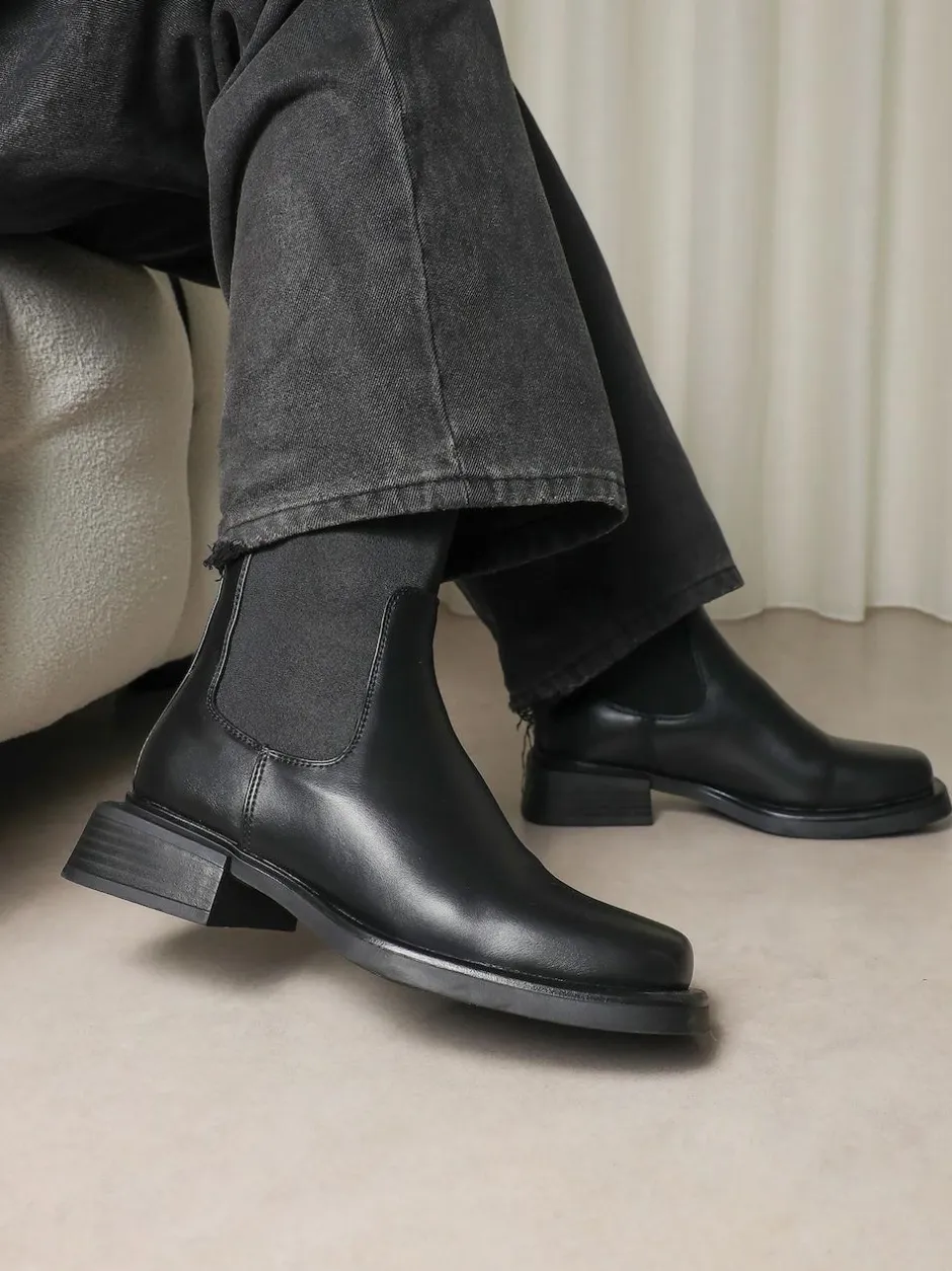 Simmi London Dorres Chelsea Ankle Boots Black Sale