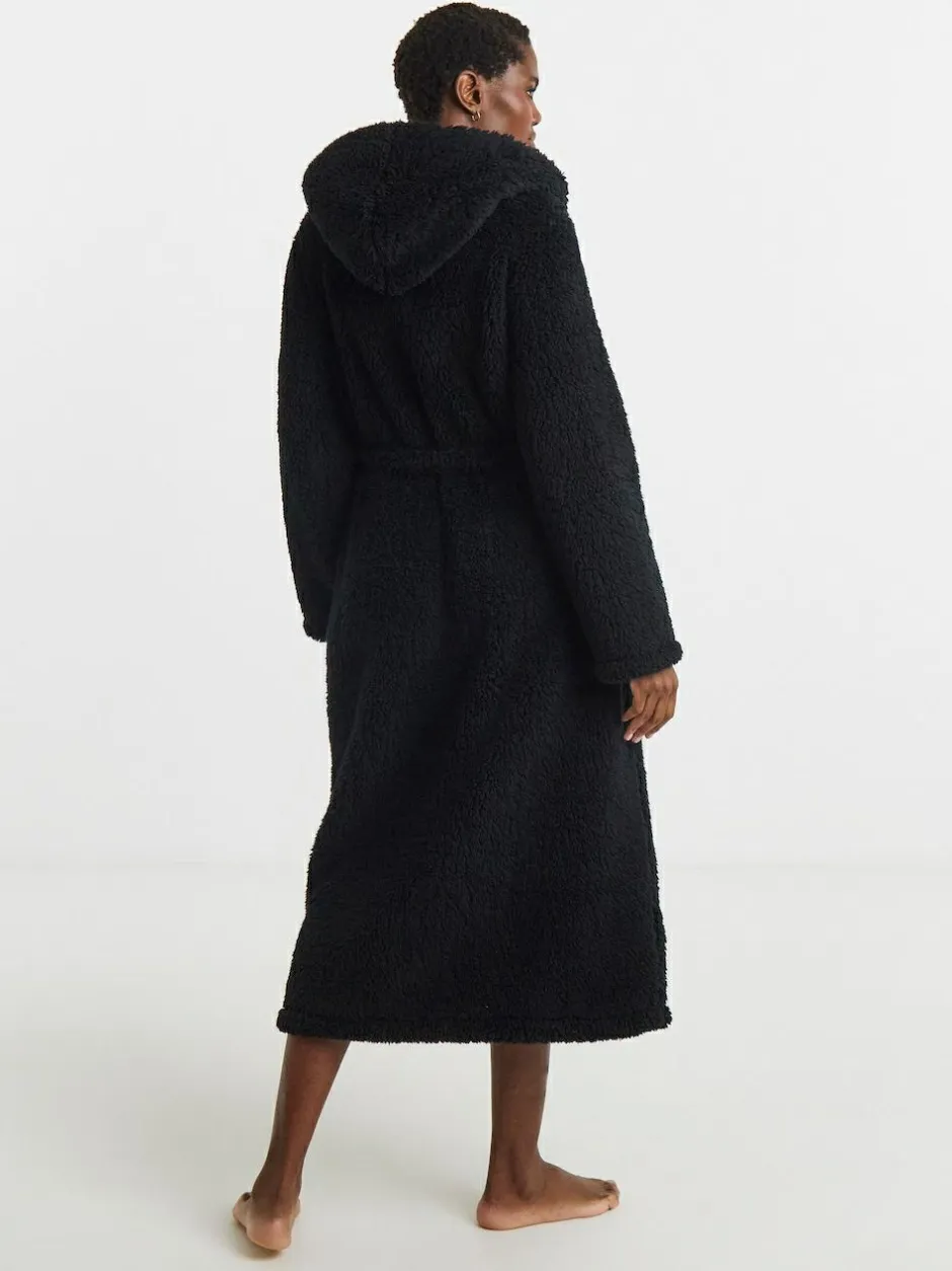 Simply Be Black Pretty Secrets Teddy Midi Gown Outlet