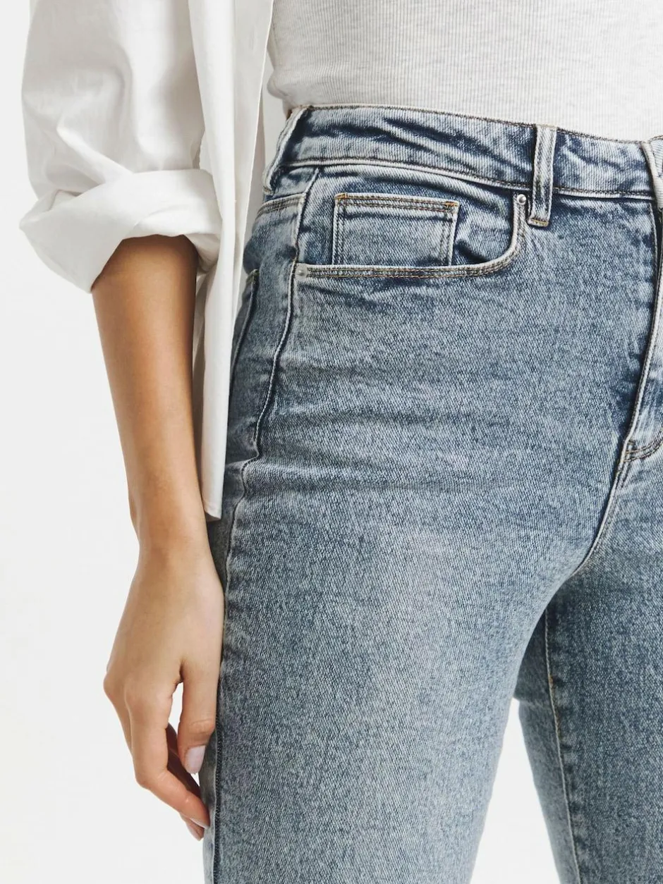 Simply Be Slim Mom Jeans Blue Online