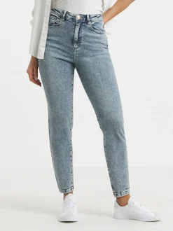 Simply Be Slim Mom Jeans Blue Online
