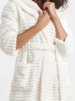 Simply Be Pretty Secrets Luxury Maxi Gown Cream Hot
