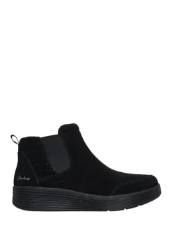 Skechers Black Arch Fit Laguna Boots Clearance