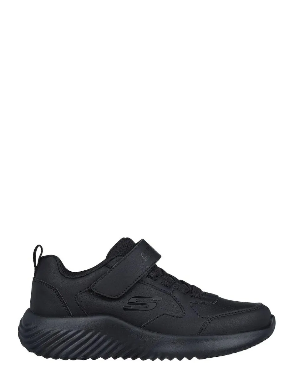 Skechers Black Bounder Power Study School Trainers Sale