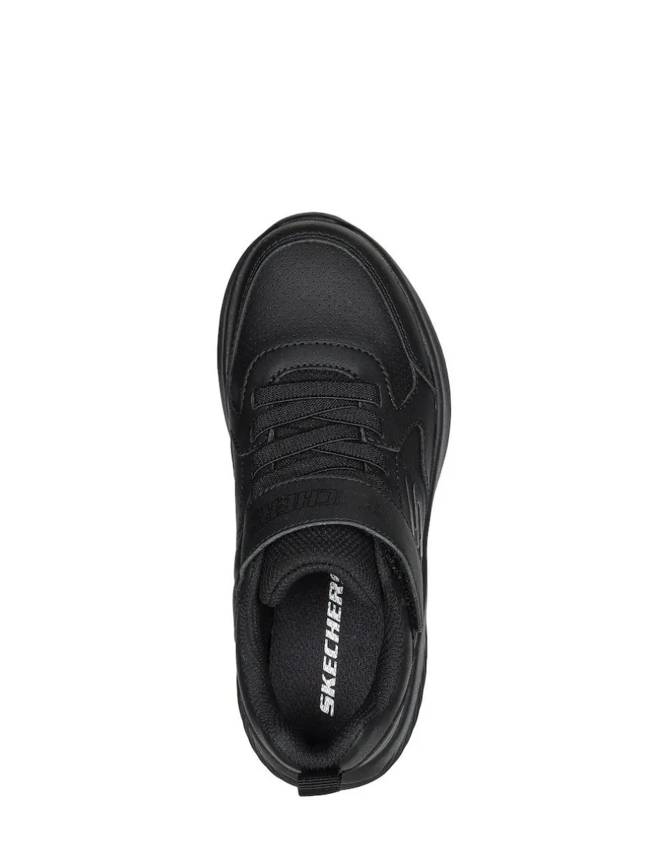Skechers Black Bounder Power Study School Trainers Sale