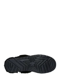 Skechers Black Keepsakes Wedge Time To Cruise Slippers Sale