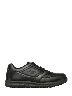 Skechers Black Mens Relaxed Fit Work Trainers Hot