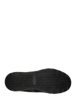 Skechers Black Mens Relaxed Fit Work Trainers Hot