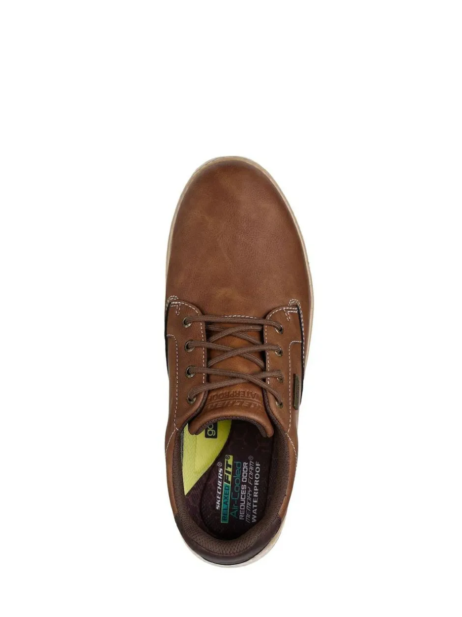 Skechers Mens Garlan Shoes Brown Hot