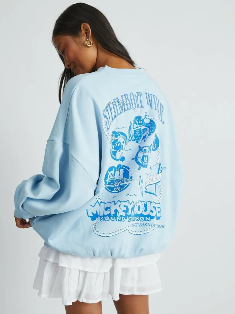 Skinnydip Blue Whatever Sweatshirt Hot