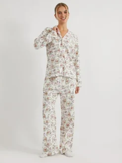 Skinnydip Cream Disney Winnie The Pooh Love Pyjamas Set Outlet