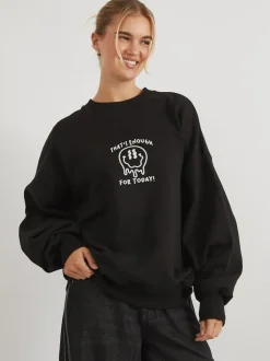 Skinnydip Grey That's Enough For Today Sweatshirt Hot