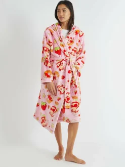 Skinnydip Pink Strawberry Shortcake x Pink Dressing Robe Hot