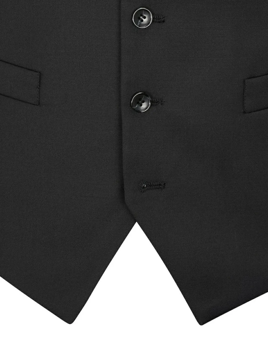 Skopes Farnham Single Breasted Suit Waistcoat Black New