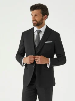 Skopes Slim Tailored Fit Farnham Suit Jacket Black Best