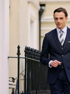 Skopes Blue Boyd Puppytooth Tailored Fit Suit Jacket Online