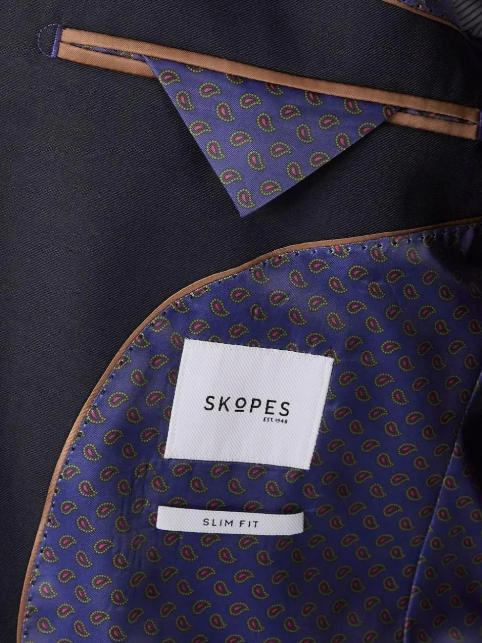 Skopes Slim Tailored Fit Farnham Suit Jacket Blue Hot