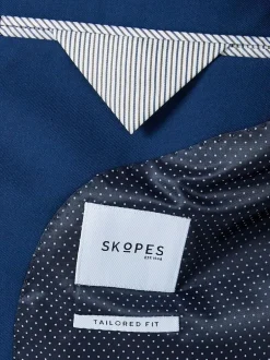 Skopes Blue Tailored Fit Kennedy Suit: Jacket New