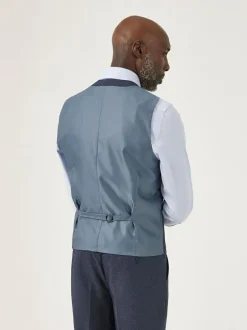Skopes Dark Grey Single Breasted Harcourt Single Breasted Tailored Fit Suit Waistcoat New