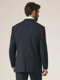 Skopes Tailored Fit Madrid Suit: Jacket Dark Navy Blue Clearance