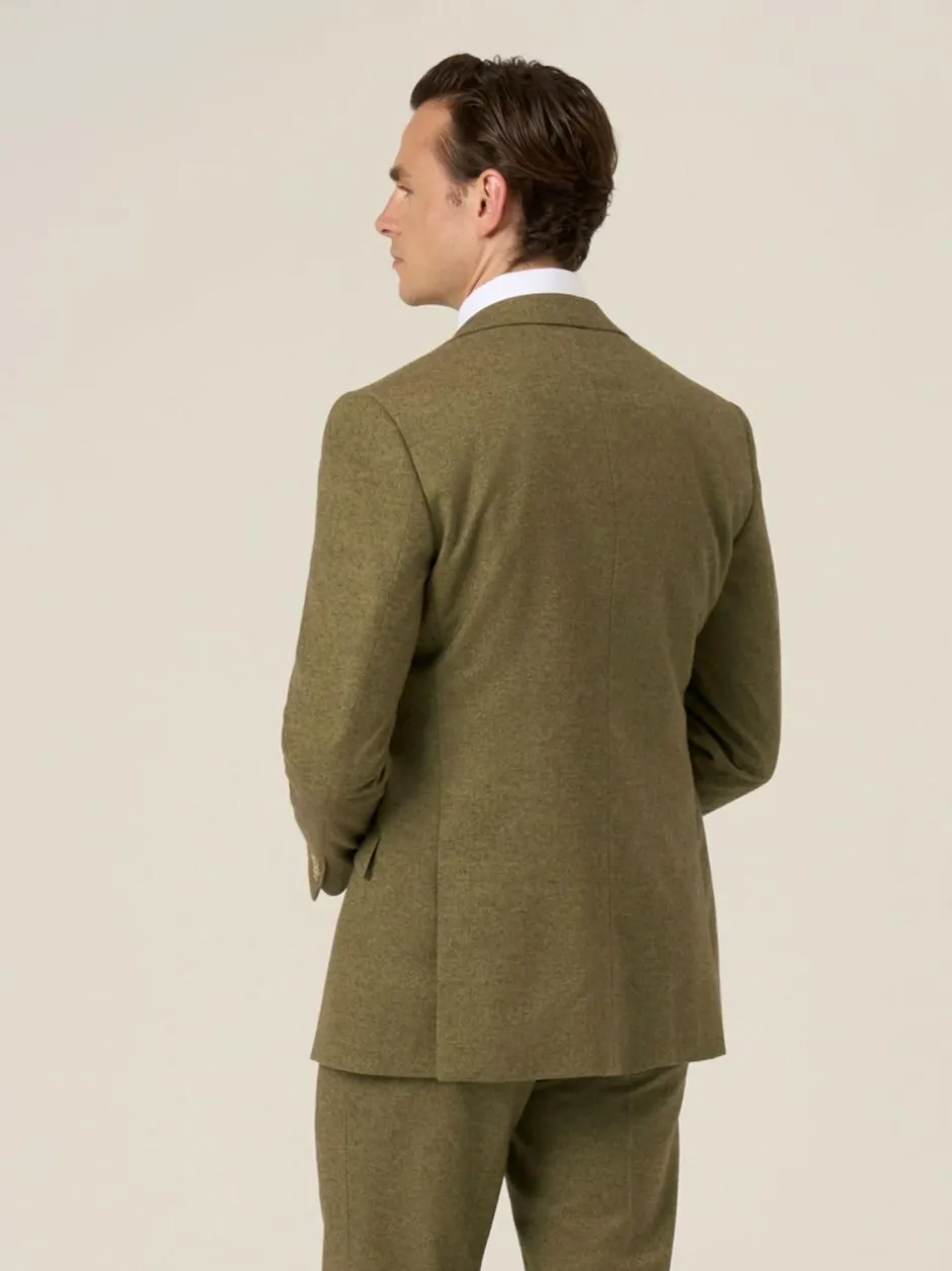 Skopes Fox Tailored Fit Textured Suit Jacket Green Hot