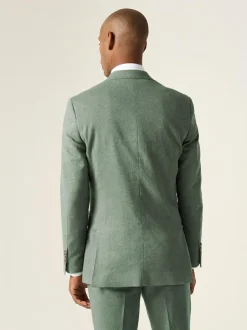 Skopes Tailored Fit Calvados Linen Blend Suit Jacket Green Best