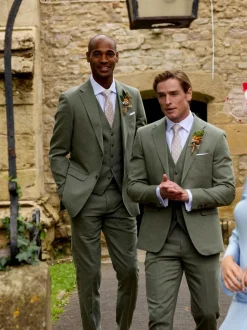 Skopes Tailored Fit Calvados Linen Blend Suit Jacket Green Best