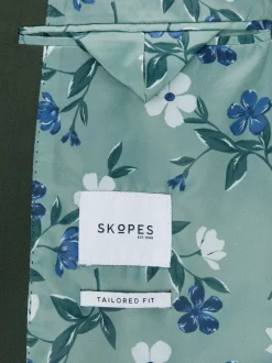 Skopes Green Tailored Fit Harvey Suit: Jacket Clearance
