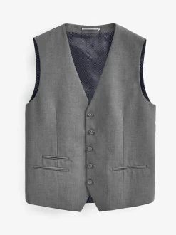 Skopes Madrid Regular Fit Suit Waistcoat Grey Discount