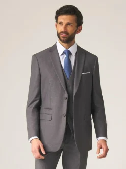 Skopes Tailored Fit Madrid Suit: Jacket Grey Best