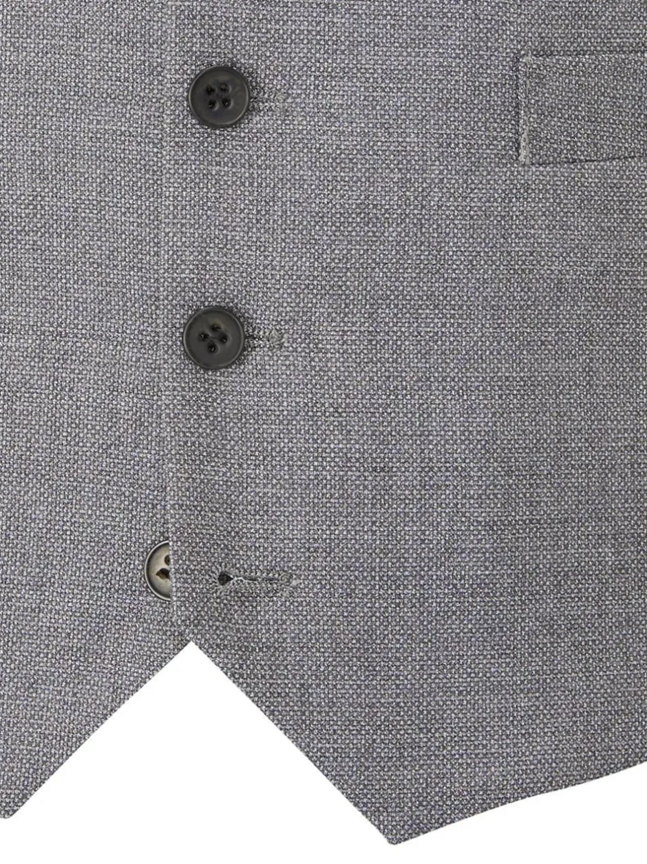 Skopes Light Grey Single Breasted Harcourt Single Breasted Tailored Fit Suit Waistcoat Clearance