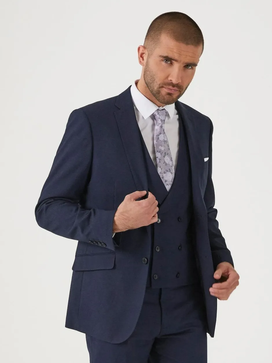 Skopes Slim Harcourt Suit Jacket Navy Blue Outlet