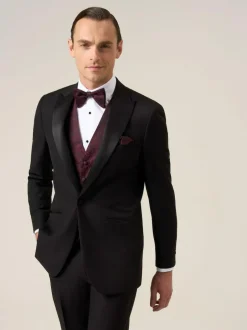 Skopes Party Paisley Waistcoat Red Online