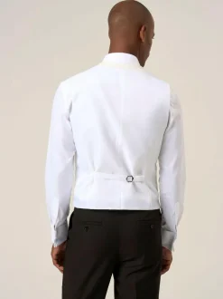 Skopes White Bogart Scoop Suit Waistcoat Online