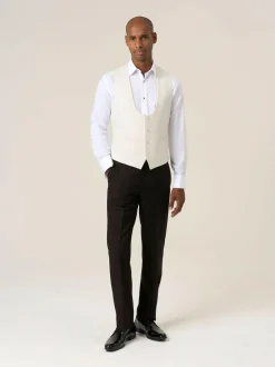 Skopes White Bogart Scoop Suit Waistcoat Online