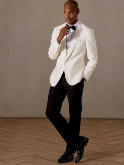 Skopes White Bogart Scoop Suit Waistcoat Online