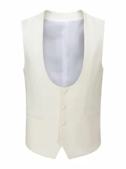 Skopes White Bogart Scoop Suit Waistcoat Online