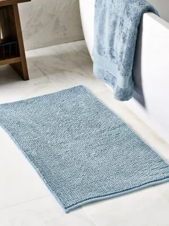 Next Slate Blue Bobble Bath Mat