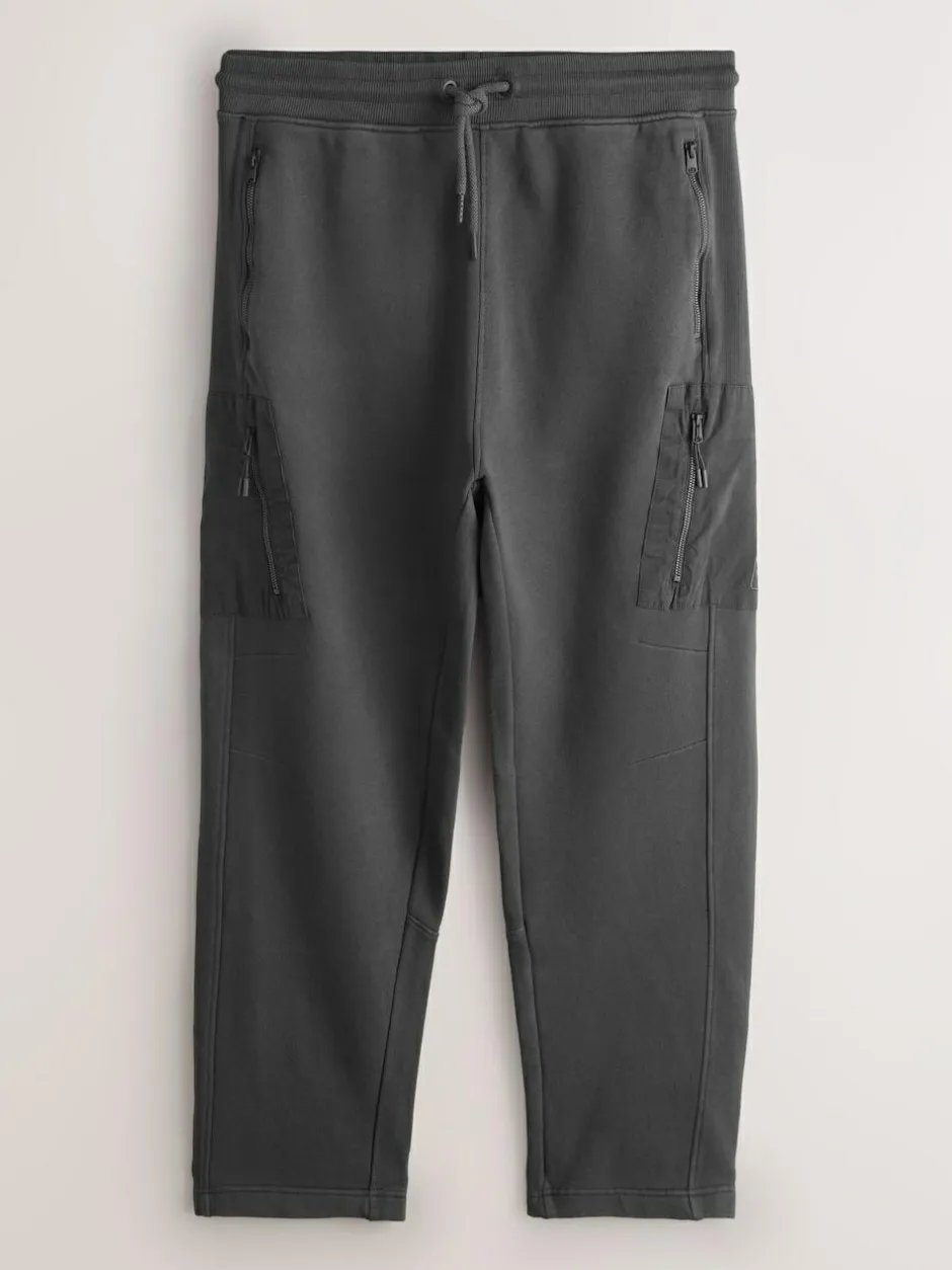 Next Relaxed Fit Garment Wash Utility Style Joggers Slate Grey Sale