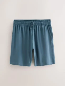 Next Slate Grey Short Sleeve Jersey Pyjamas Set New