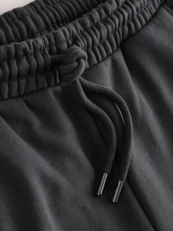 Next Slate Grey Straight Fit Relaxed Fit Brushback Heavyweight Joggers Outlet