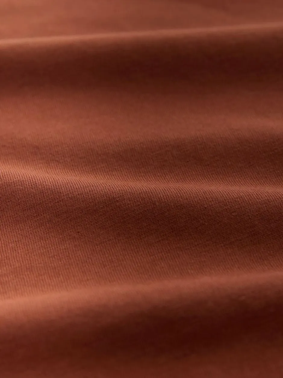 Next Regular Fit Regular Fit Long Sleeve 100% Cotton T-Shirts 5 Pack Slate/Green/Ecru/Orange/Brown Online
