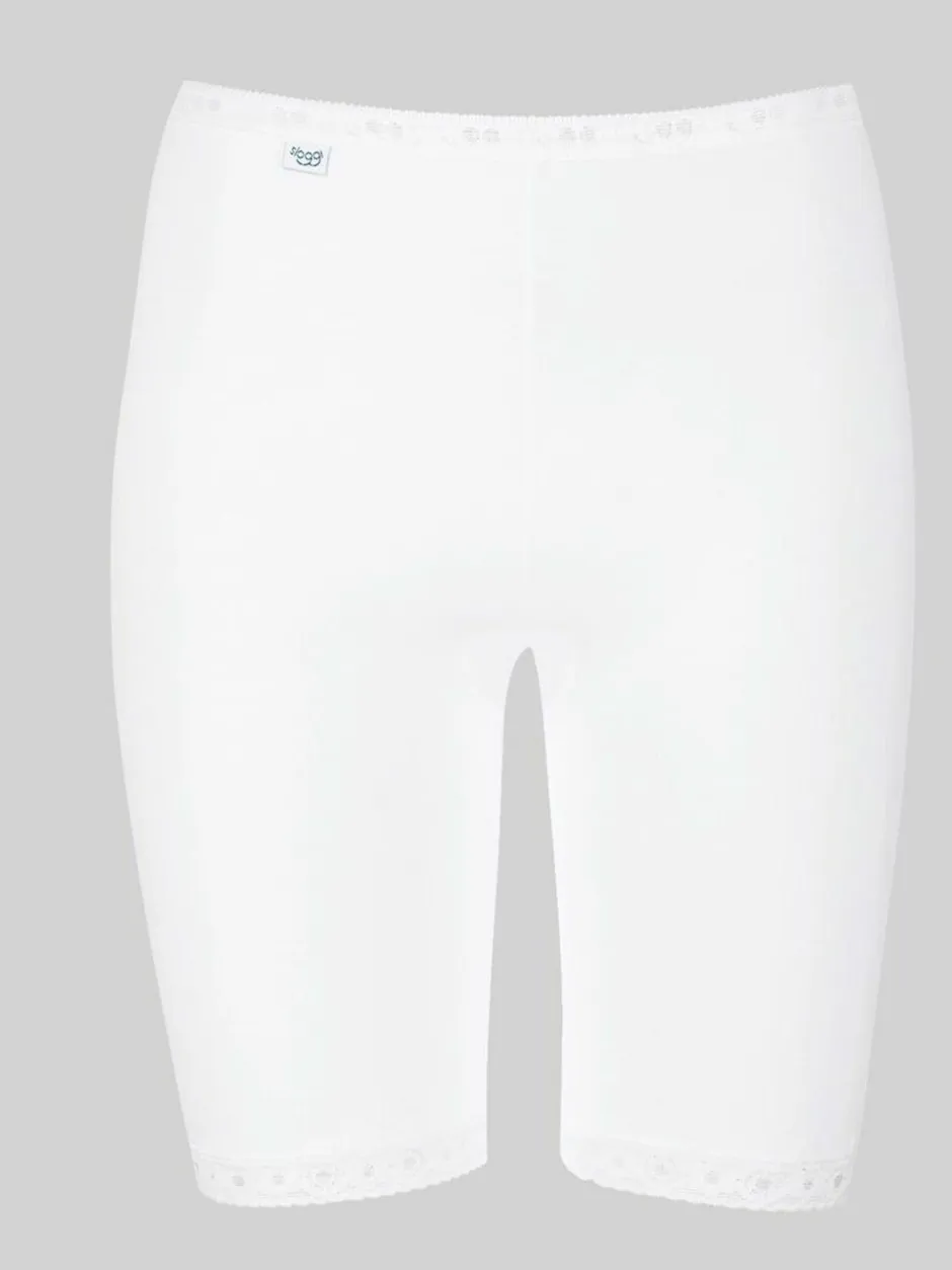 Sloggi Basic+ Long Shorts 2 Pack White