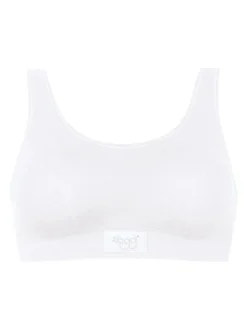 Sloggi Double Comfort Top Non Wired Bra White New