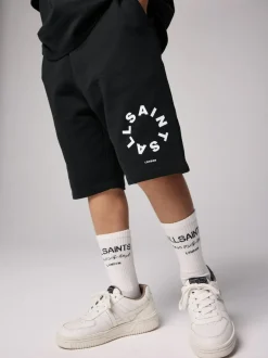 smALLSAINTS Tierra T-Shirt and Sweat Shorts Set Black Best