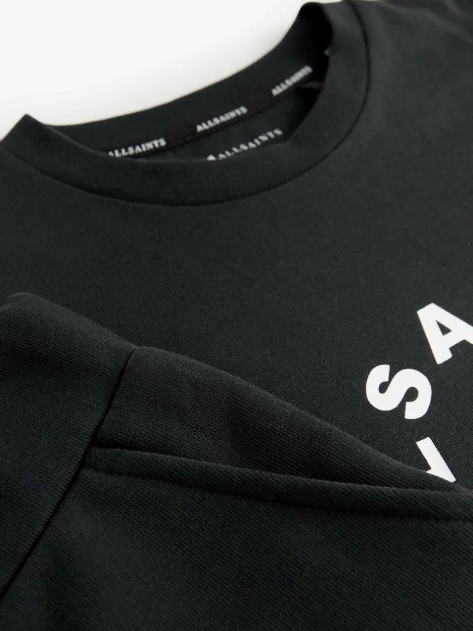 smALLSAINTS Tierra T-Shirt and Sweat Shorts Set Black Best