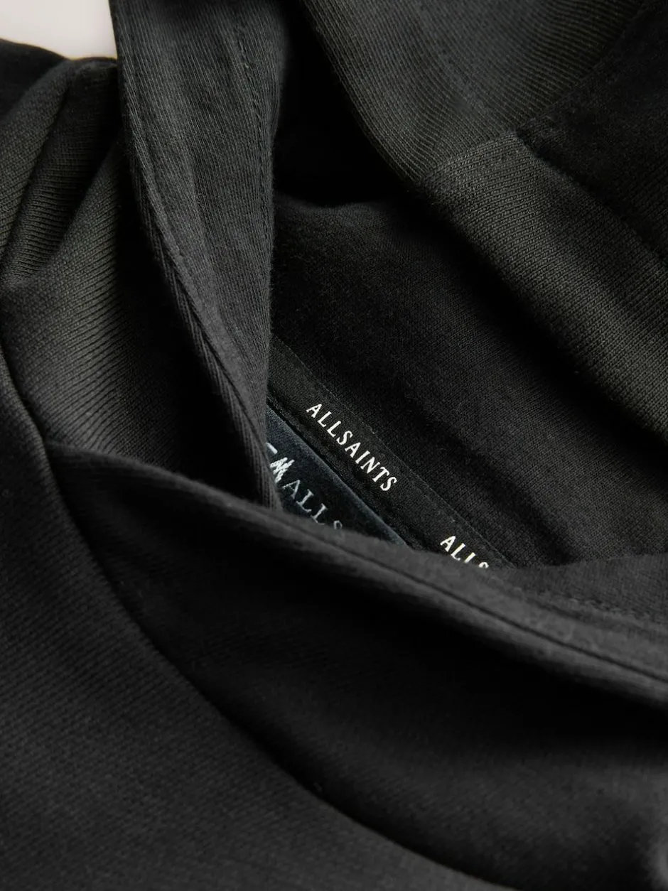 smALLSAINTS Black/Gold Biggy Oversized Pullover Hoodie Best