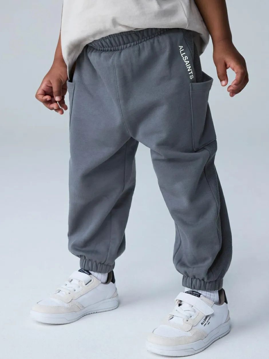 smALLSAINTS Charcoal Grey Barrel Leg Younger Boys Sweatpants New